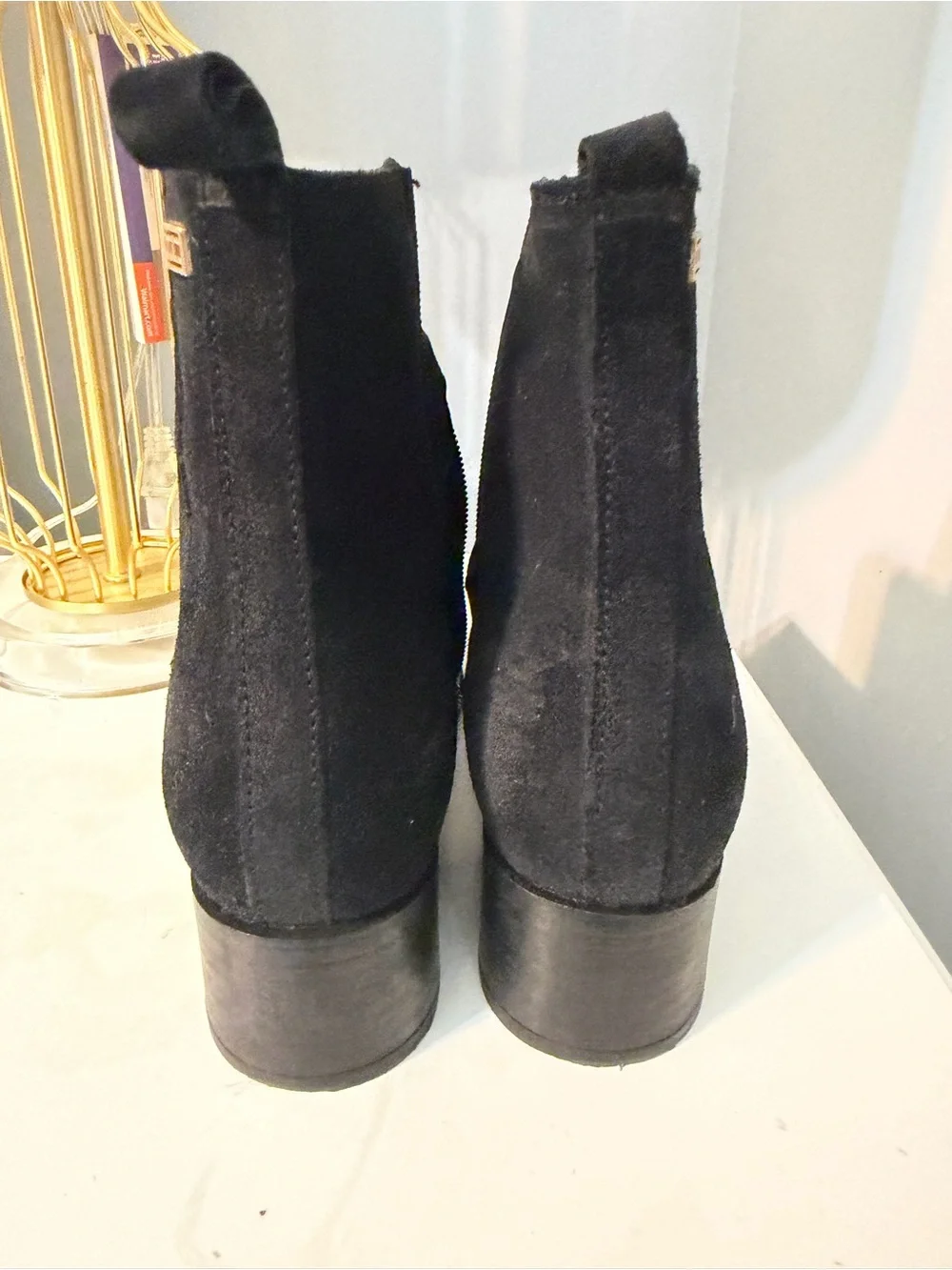 Tommy Hilfiger Black Chelsea Ankle Boots
